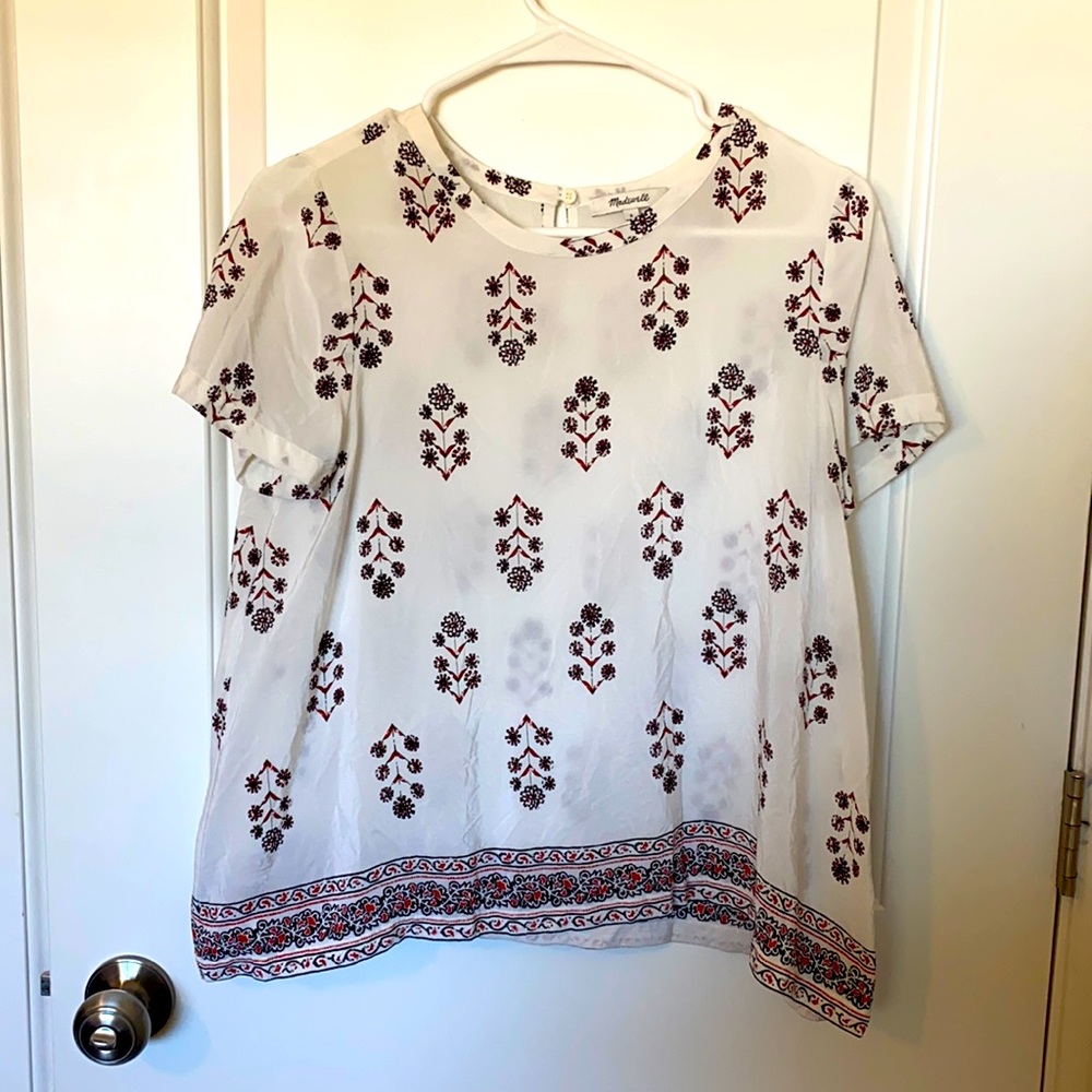 Madewell Satin Blouse - Like New